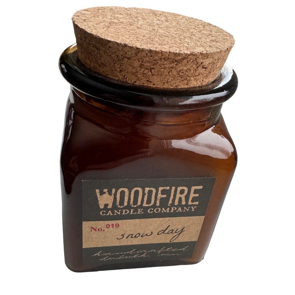 Woodfire candle Company Snow Day No. 019 Handcrafted Candle Duluth MN New - Picture 9 of 9